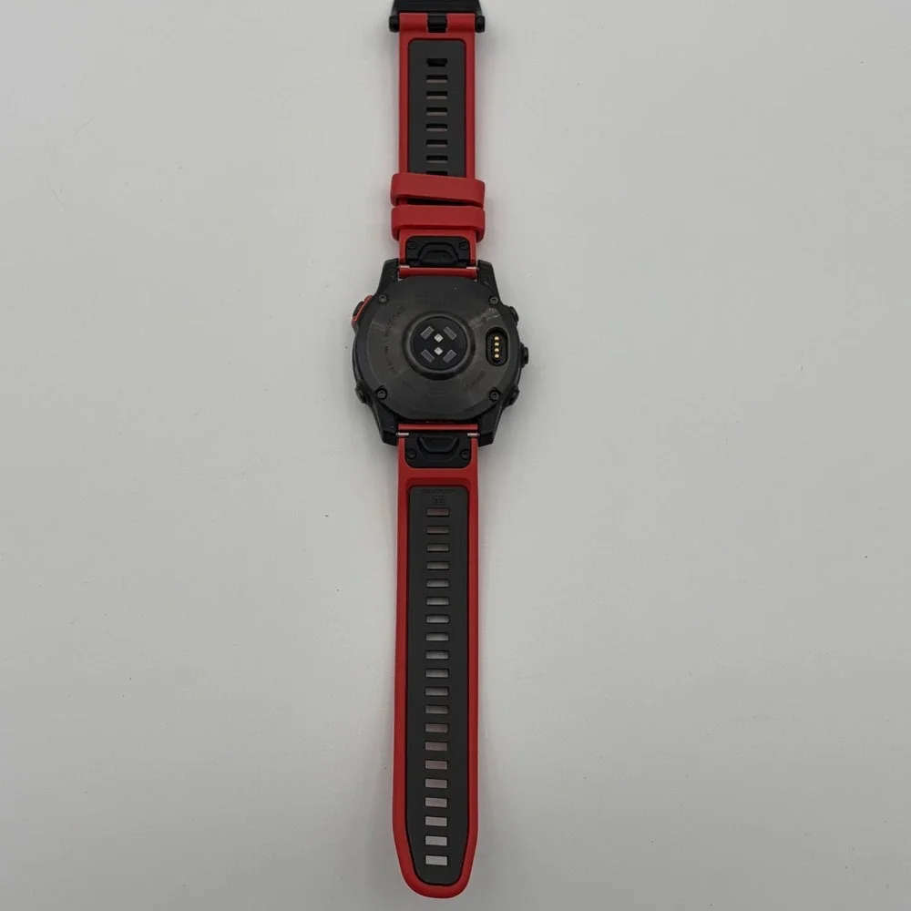 Garmin FENIX 7 Solar 51mm GPS Smartwatch - Black Red Band